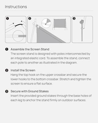 XGIMI P168S Portable Outdoor Screen Beamer Grijs