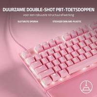 Razer Huntsman V2 TKL Quartz gaming toetsenbord - thumbnail