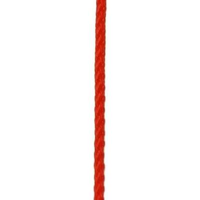 POL2203040240 - 4 MM ORANJE POLYESTER TOUW 12 M