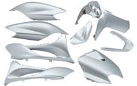 Edge Plaatset 9-delig voor yamaha jog r/ mbk machg - metallic zilver - thumbnail