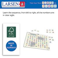 Selecta Larsen legpuzzel leren rekenen getallen 1-100, 100st. - thumbnail