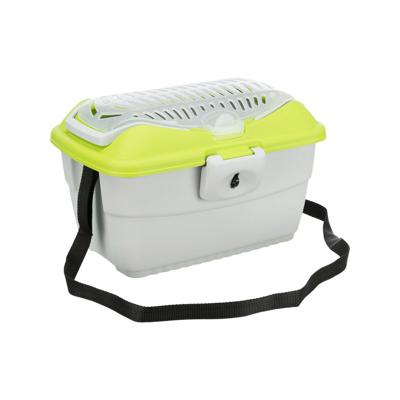 Trixie 39802 Mini-Capri transportbox, 40 x 22 x 30 cm, lichtgroen/groen, 1 stuk (1 stuk)