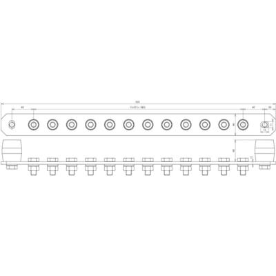 DEHN 472237 PAS I 12AP M10 CU Schroefklemblok 39 kA 1 stuk(s) DEHN 472237 PAS I 12AP M10 CU Schroefklemblok 39 kA 1 stuk(s)