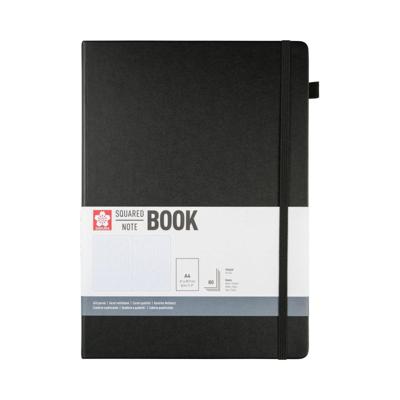 Sakura • notebook squared 21x30cm black