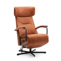 Sta-op Stoel C-102 Cognac Leer - thumbnail