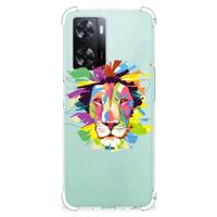 OPPO A57 | A57s | A77 4G Stevig | Bumper Hoesje | Lion Color - thumbnail