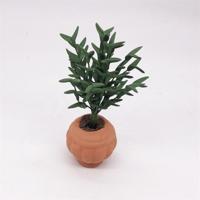 1:12 Mini huis speelgoed simulatie groene Potted plant (groen) - thumbnail