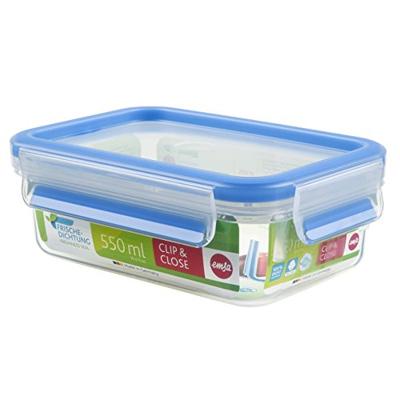 Emsa 508538 Clip & Close Vershouddoos 0.55L Blauw