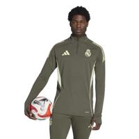 adidas Real Madrid Trainingstrui 1/4-Zip 2025-2026 Grijs Lichtgroen - thumbnail