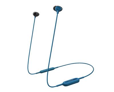 Panasonic In-ear hoofdtelefoon Bluetooth RP-NJ310BE-A (6 uur batterijduur, Quick-Charge, spraakbediening, draadloos) blauw