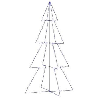 VidaXL Kegelkerstboom 360 led's binnen en buiten 143x250 cm