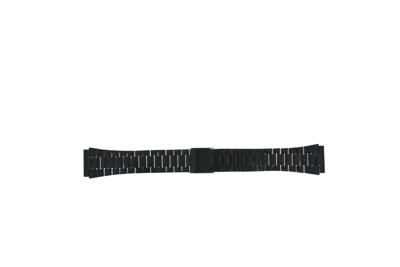 Horlogeband Casio B640WB-1AEF / B640WB-1A / 10409334 Staal Zwart 18mm