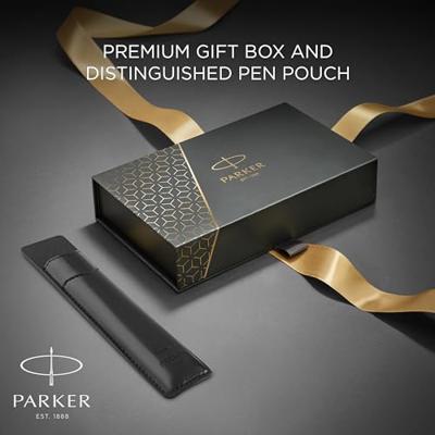 Parker IM vulpen en balpen, duoset, giftbox en etui, zwart