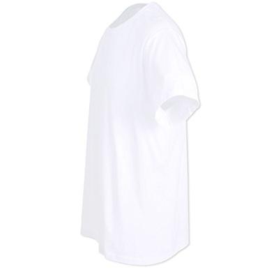 2-pak heren Ondershirts - Grote maten - Ronde hals - Heren T-shirt, wit en zwart