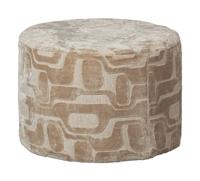 WOOOD Poef 'Yago' 60cm, kleur Naturel - thumbnail