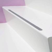 SecuCare Anti-slip sticker. Grijs langwerpig 600 x 19 mm - thumbnail