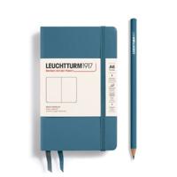 Leuchtturm Stone Blue, Pocket (A6), 187 p., plain - thumbnail