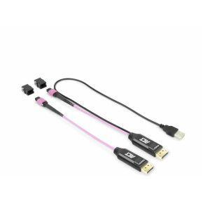 ACT DisplayPort naar MTP/MPO adapter set voor het verlengen van een DisplayPort verbinding tot 8K@6