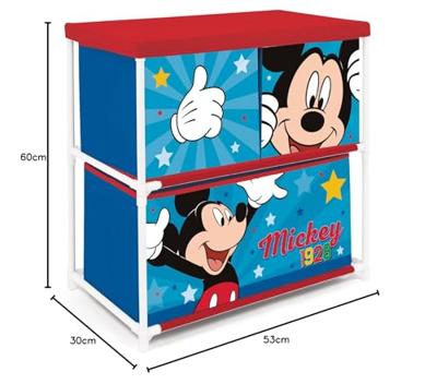 Mickey Mouse opbergboxen 53 x 30 x 60 cm