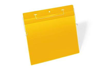 Durable 175404 Draadbeugelmap Geel (b x h) 297 mm x 210 mm DIN A4 liggend