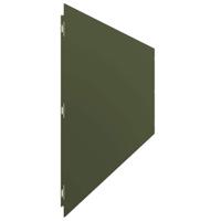 Gazonranden 10 st 25x103 cm koudgewalst staal olijfgroen - thumbnail