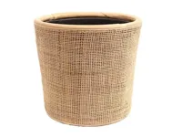 Rotan Drypot Webbing Blond plantenmand 31x29cm - thumbnail