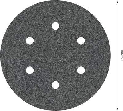 Bosch Accessories Best for Stone 2608605125 Excenterschuurpapier Met klittenband, Geperforeerd Korrelgrootte (num) 100 (Ø) 150 mm 5 stuk(s) - thumbnail