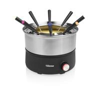 Tristar fo-1100 fondue (roestvrij staal, 8 personen, 1300 w, geschikt voor olie, chocolade en kaas) - thumbnail