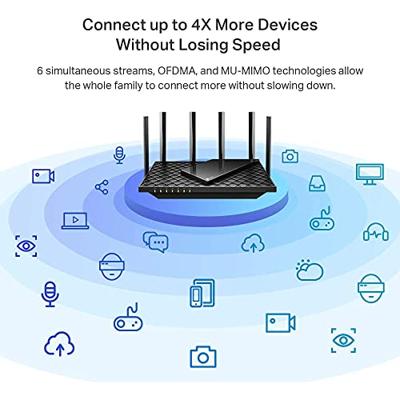 TP-Link Archer AX73 AX5400 Dual-Band Wifi 6 Router Router Zwart - thumbnail