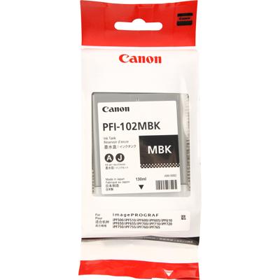 Canon PFI-102MBK matzwart