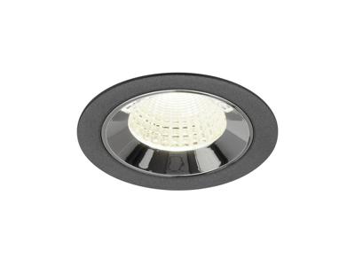SLV InbouwspotNuminos M zwart/chroom 4000K - 55gr - 1009639
