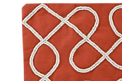 Kussenhoes DKD Home Decor 60 x 1 x 40 cm Terra cotta Kussenhoes DKD Home Decor 60 x 1 x 40 cm Terra cotta