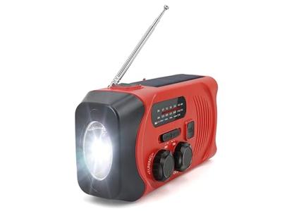 Denver SCR-2010 Noodradio VHF (FM), Middengolf Rood, Zwart Denver SCR-2010 Noodradio VHF (FM), Middengolf Rood, Zwart