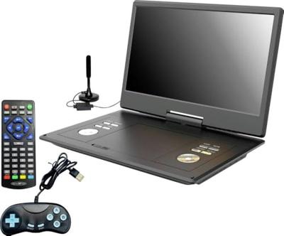 Reflexion DVD1424 Draagbare TV met DVD-speler 36 cm 14 inch Energielabel: E (A - G) Werkt op een accu
