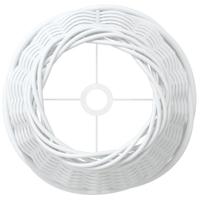 VidaXL Lampenkap ø15x12 cm wicker wit - thumbnail