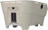 BASIL Fietsmand cento neo wsl achter 46 x 23 x 14 cm - wit - thumbnail