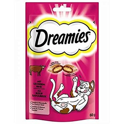 Dreamies 4008429037948 droogvoer voor kat 60 g Volwassen Rundvlees