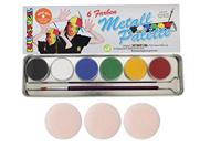 Eulenspiegel Schmink, diverse kleuren, 6 kleur/ 1 set - thumbnail