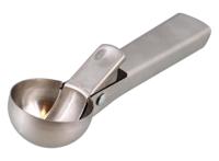 IJsschep IJsbollepel of oliebol beslaglepel - RVS - ø4,5 cm - thumbnail