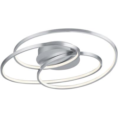 Dimbare LED Plafondlamp 38W Warm Wit 3000K Rond Mat Nikkel
