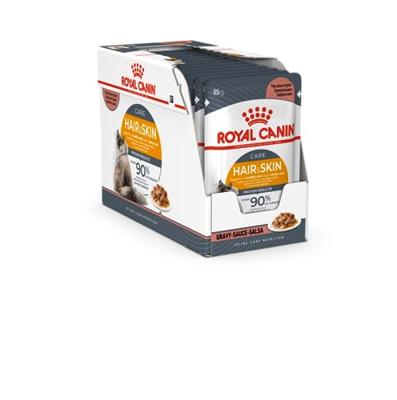 Royal Canin Hair & Skin Care kattenvoer Natvoer (12x85g) - thumbnail