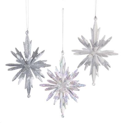 ijspegelverlichting Snowflake 13 cm ASS kerstbal kerst Kurt S. Adler - Kurt s adler