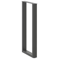 Bartafelpoten 2 st U-vormig 40x(100-101) cm staal antraciet - thumbnail