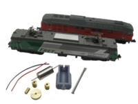 micromotor NM029C N motor ombouwset voor Minitrix DR BR 132, BR 142, BR 234, DB NS u.a. - thumbnail