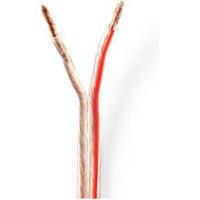 Speaker-Kabel | 2x 4,00 mm2 | 100 m | Folieverpakking | Transparant - thumbnail