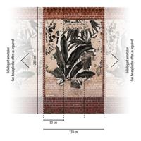 Livingwalls The Wall II - Bruin - Stenen Muur - 392451 - thumbnail