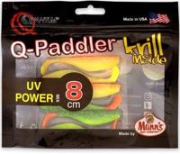Quantum 8cm Q-Paddler Pack Dark: UV 3x hot shad + 3x desert sunset - thumbnail