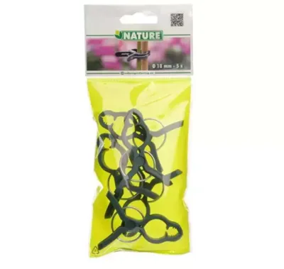Nature plantenclip 18mm set a 5 stuks