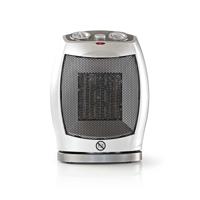 Nedis Keramische ventilatorkachel | 750 & 1500 W | Grijs - thumbnail