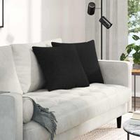 Sofa Kussens Zwart Stof - thumbnail